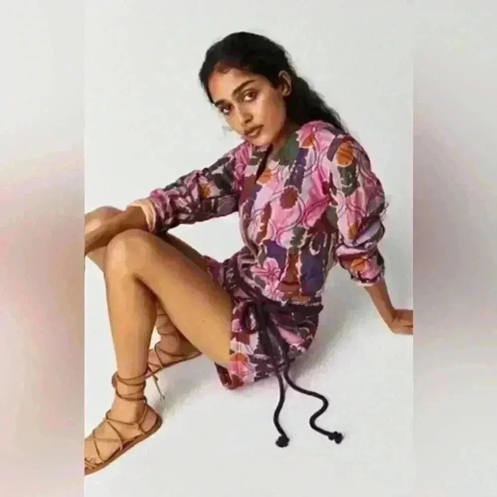 Free People
X Revolve Atlas Quilted One Piece In Berry Combo NWT